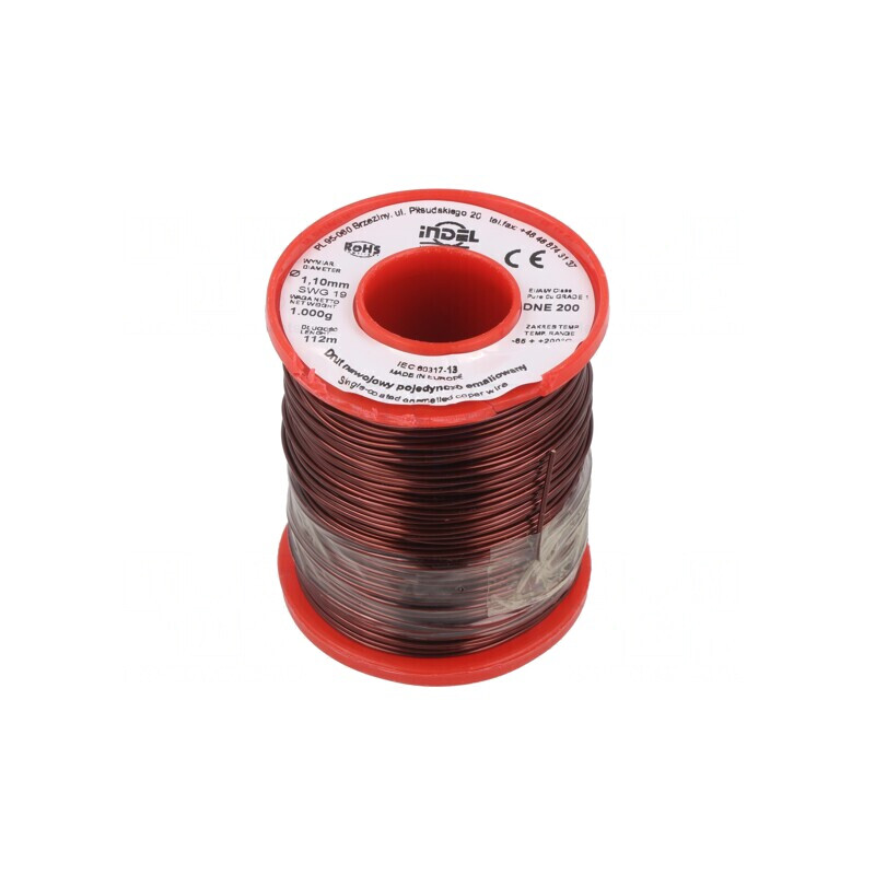 Sârmă Bobină Emailată 1,1mm 1kg Cu | Electronic-mag.ro | Componente Electronice