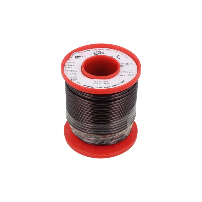 Sârmă Emailată 2,8mm 1kg Cu 65-200°C | Electronic-mag.ro | Componente Electronice Sârmă Emailată 2,8mm 1kg Cu 65-200°C | Electronic-mag.ro | Componente Electronice