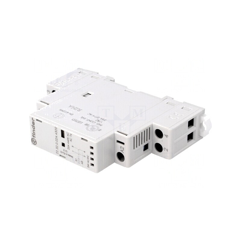 Contactor 2-poli 25A 24V NO IP20 | Electronic-mag.ro | Componente Electronice