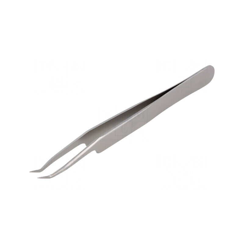 Pensetă Precizie 115mm Vârf Curbat | Electronic-mag.ro | Componente Electronice