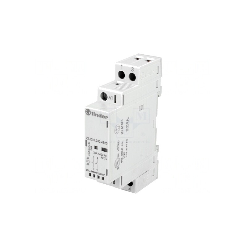 Contactor 2P 25A 230V NO IP20 | Electronic-mag.ro | Componente Electronice Contactor 2P 25A 230V NO IP20 | Electronic-mag.ro | Componente Electronice