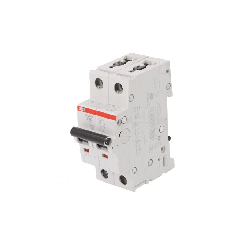 Întrerupător Supracurent 63A 230/400VAC 1P+N | Electronic-mag.ro | Componente Electronice
