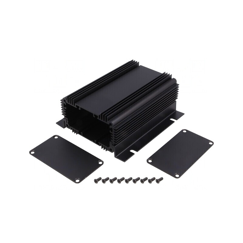 Carcasă cu panou cu lame de fixare 86x120mm | Electronic-mag.ro | Componente Electronice