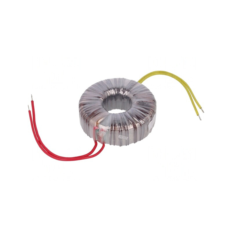 Transformator toroidal 80VA 230V 12V 6.66A cu cabluri | Electronic-mag.ro | Componente Electronice