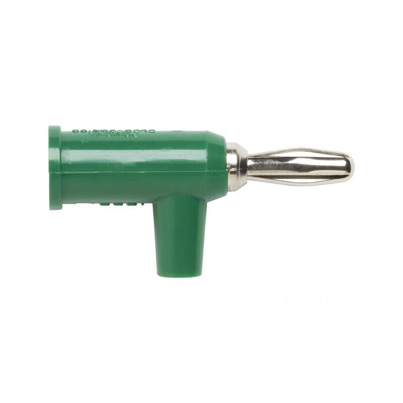 Mufă Banană Verde 4mm 15A 60VDC Neizolată | Electronic-mag.ro | Componente Electronice