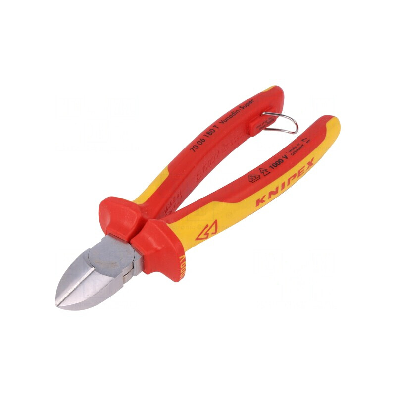 Clește lateral izolat 180mm oțel crom-vanadiu | Electronic-mag.ro | Componente Electronice