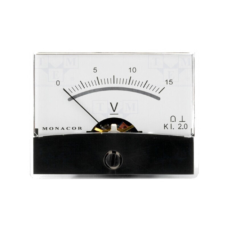 Voltmetru Panou 0-15V Rezistență 15kΩ 37.5mm | Electronic-mag.ro | Componente Electronice Voltmetru Panou 0-15V Rezistență 15kΩ 37.5mm | Electronic-mag.ro | Componente Electronice