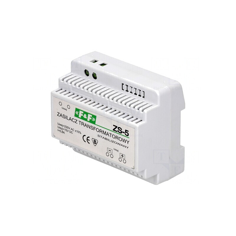 Alimentator pentru transformatoare pe șină DIN 15VDC 0,8A | Electronic-mag.ro | Componente Electronice