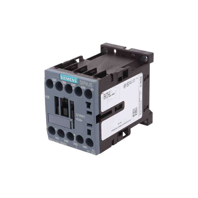 Contactor 4P NO 24VDC 10A DIN Rail | Electronic-mag.ro | Componente Electronice