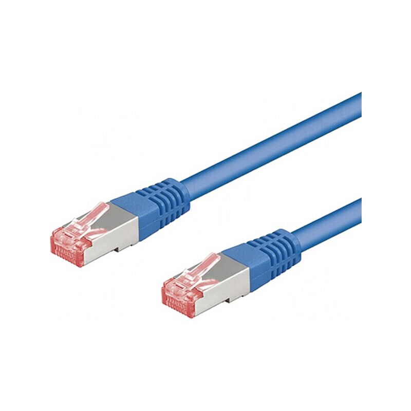 Cablu Patch S/FTP Cat6 LSZH Albastru 50m 28AWG | Electronic-mag.ro | Componente Electronice