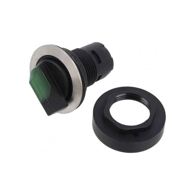 Comutator Rotativ 22mm 2 Poziții | Electronic-mag.ro | Componente Electronice