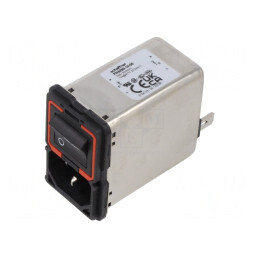 Conector Alimentare AC Soclu Tată 10A 250V | Electronic-mag.ro | Componente Electronice