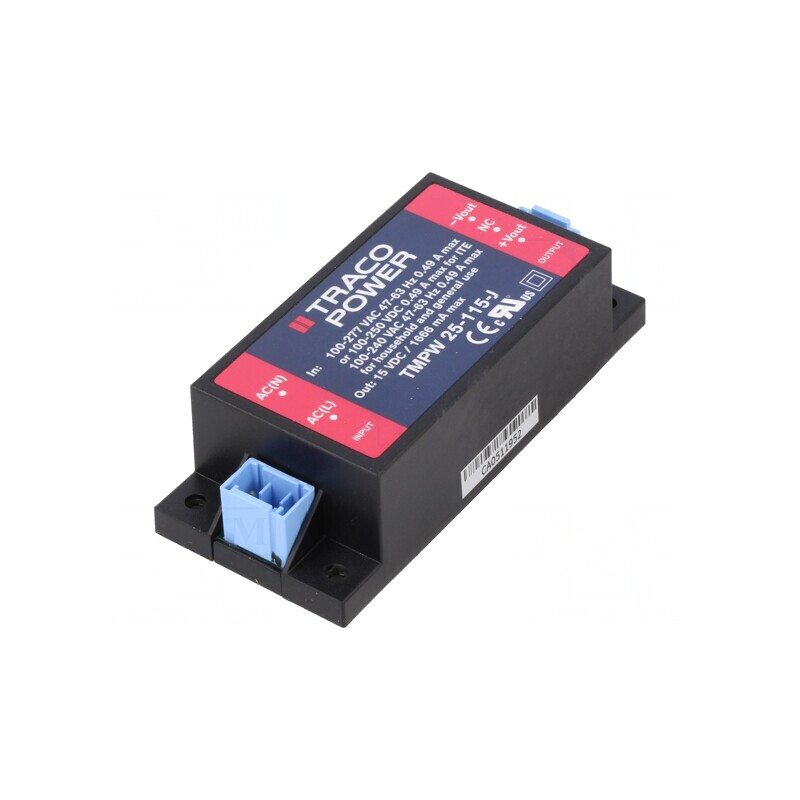 Alimentator Pulsatoriu Încastrabil 25W 15V 1666mA | Electronic-mag.ro | Componente Electronice