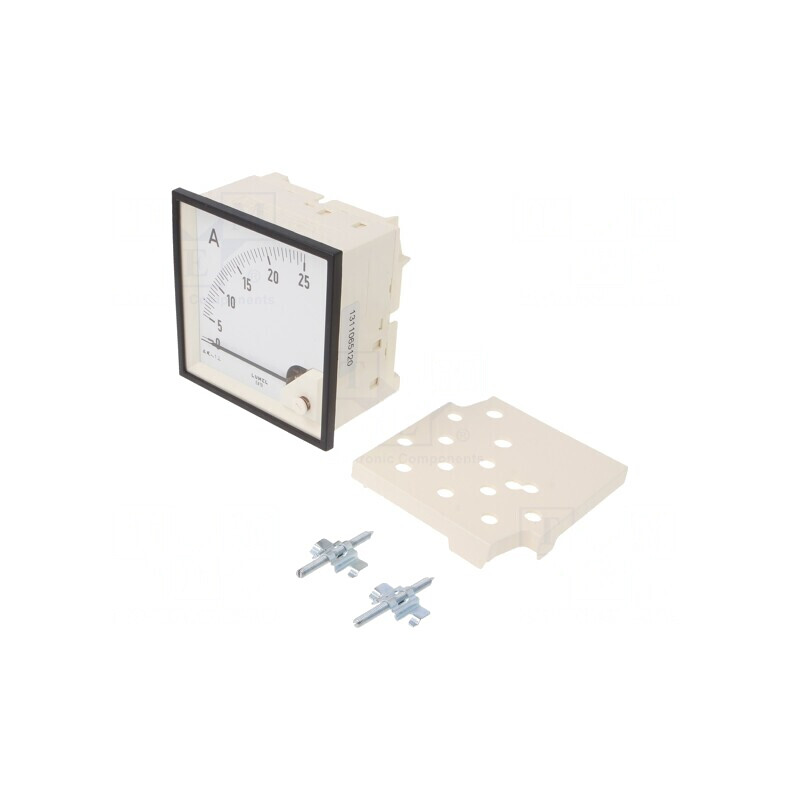 Ampermetru Panou True RMS 0-25A Clasa 1.5 | Electronic-mag.ro | Componente Electronice