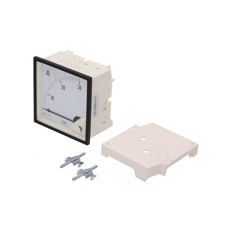 Ampermetru pe panou 0-30A True RMS Clasa 1.5 40-72Hz | Electronic-mag.ro | Componente Electronice