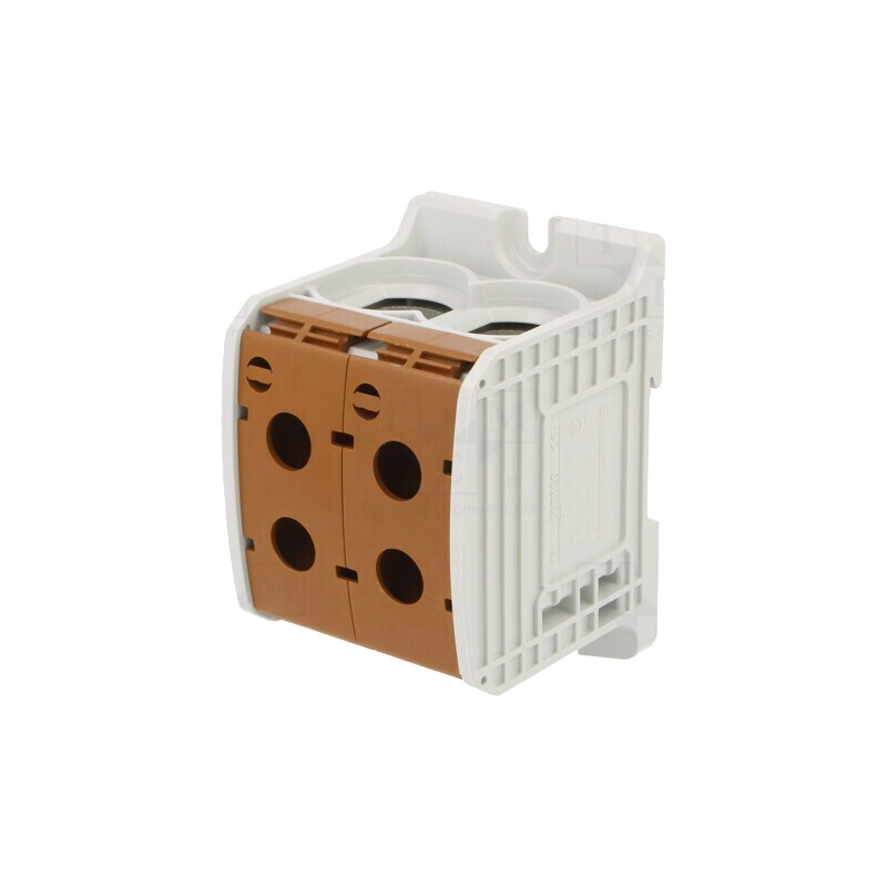 Conector Îmbinare Șine 185mm2 1 Pista 4 Borne Maro | Electronic-mag.ro | Componente Electronice Conector Îmbinare Șine 185mm2 1 Pista 4 Borne Maro | Electronic-mag.ro | Componente Electronice