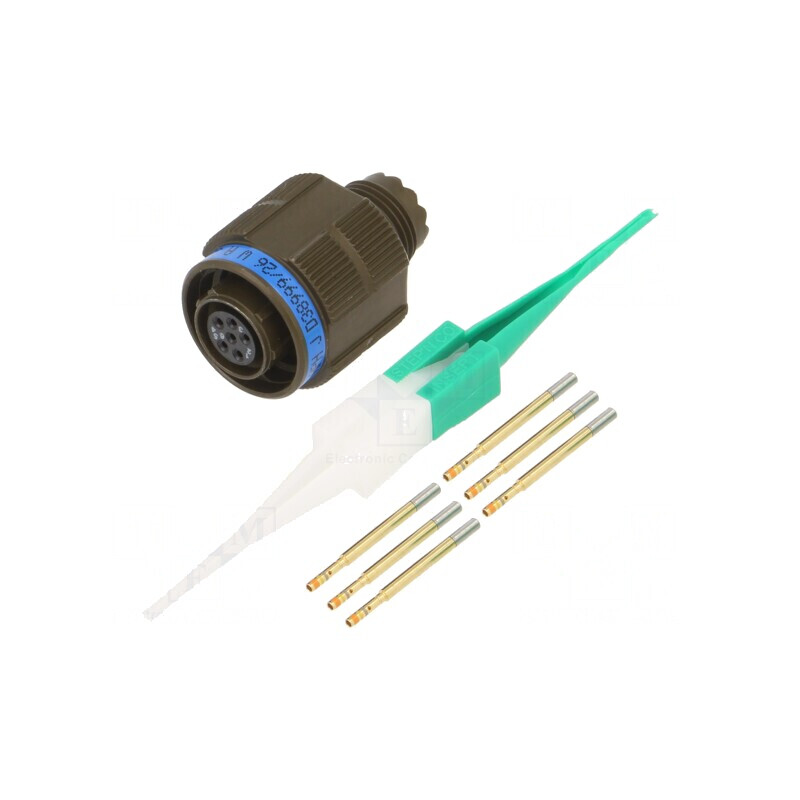 Conector Militar Dimensiune 9 MIL-DTL-38999 Series III Oliv | Electronic-mag.ro | Componente Electronice