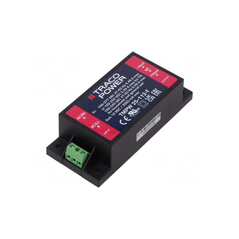 Alimentator Pulsatoriu Încastrabil 25W 12VDC | Electronic-mag.ro | Componente Electronice