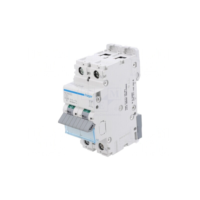 Întrerupător de Supracurent 20A 230/400V 1 Pol | Electronic-mag.ro | Componente Electronice