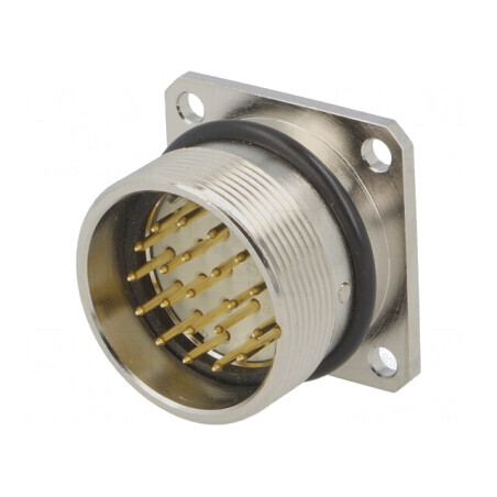 Conector tată M27 soclu 21 pini IP67 | Electronic-mag.ro | Componente Electronice