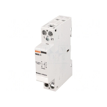 Contactor 2-poli 20A 220-230V AC/DC | Electronic-mag.ro | Componente Electronice