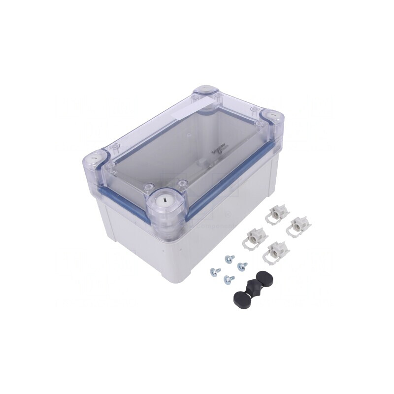 Carcasă Universală Policarbonat Gri 121x192x105 mm | Electronic-mag.ro | Componente Electronice