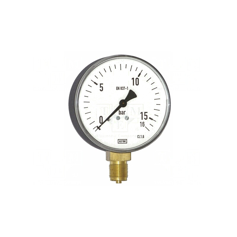 Manometru 0-600mbar 100mm IP54 Oțel | Electronic-mag.ro | Componente Electronice