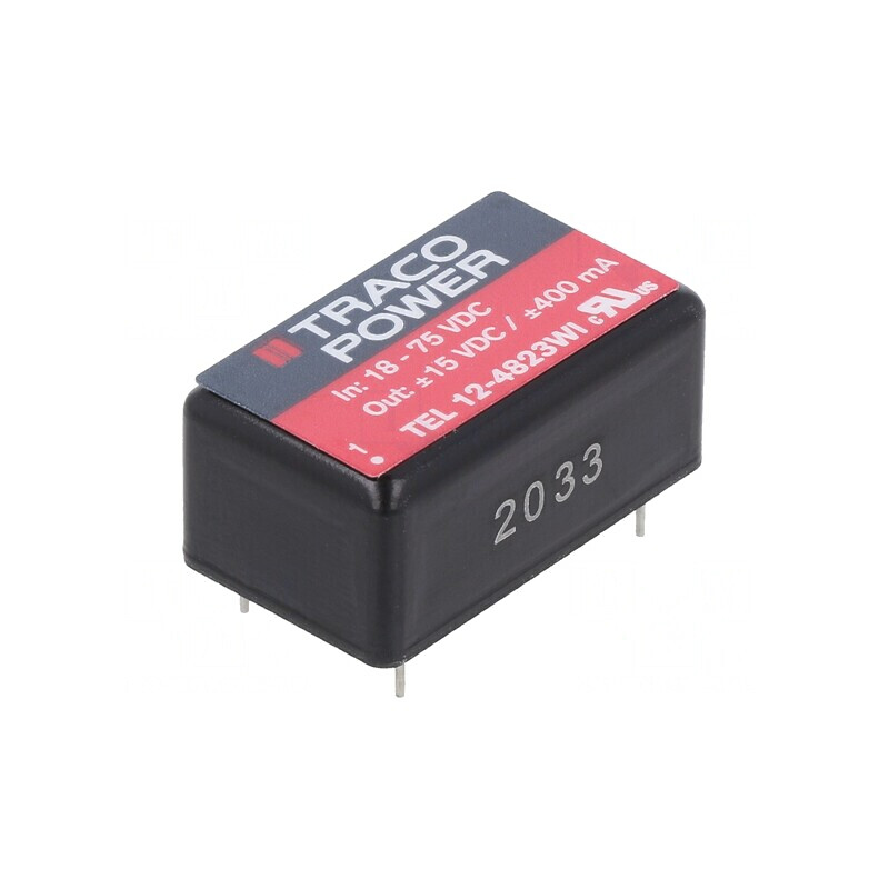 Convertor DC/DC 12W 18-75V la 15V/-15V | Electronic-mag.ro | Componente Electronice