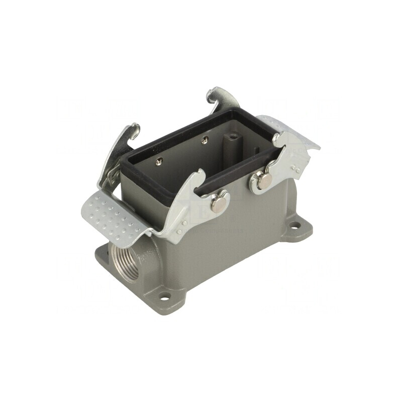 Carcasă pentru conectori HDC 10B cu clichet dublu | Electronic-mag.ro | Componente Electronice