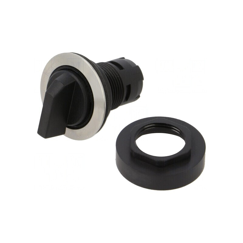 Comutator Rotativ 22mm IP65 2 Poziții | Electronic-mag.ro | Componente Electronice