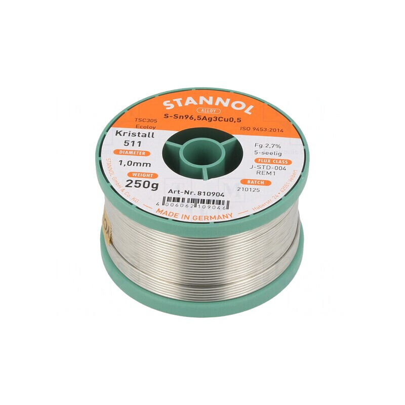 Sârmă de lipit fără plumb 1mm 0,25kg | Electronic-mag.ro | Componente Electronice