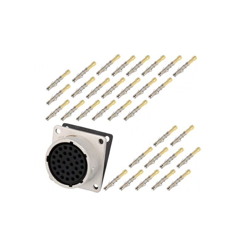 Conector Circular Mamă Crimpat PIN 32 IP67 RT360 | Electronic-mag.ro | Componente Electronice