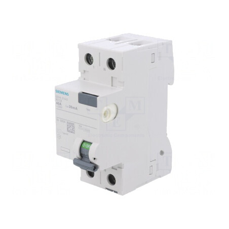 Întrerupător diferenţial 40A 30mA 1P+N IP20 | Electronic-mag.ro | Componente Electronice