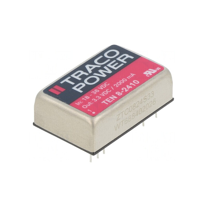 Convertor DC/DC 8W 18-36V la 3.3V 2000mA | Electronic-mag.ro | Componente Electronice