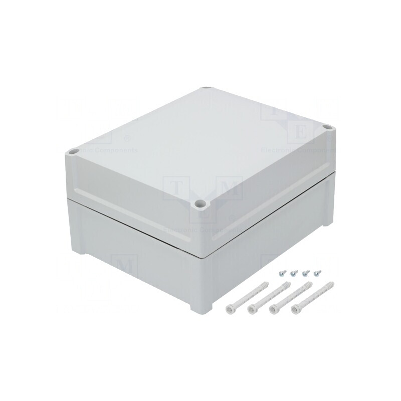Carcasă Universală TEMPO ABS Gri 239x289x147mm | Electronic-mag.ro | Componente Electronice