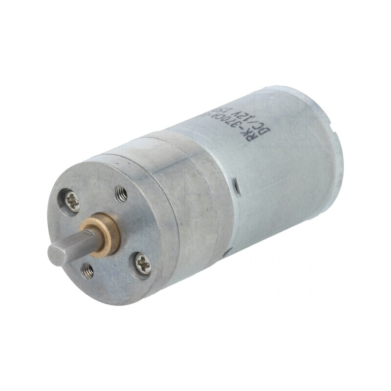 Motor DC cu Transmisie 12V 2.1A 370RPM | Electronic-mag.ro | Componente Electronice