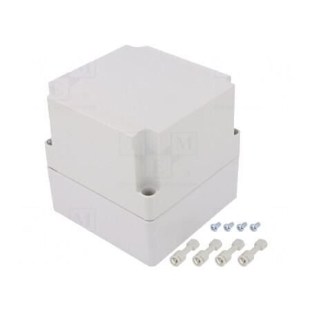 Carcasă Universală Policarbonat 120x120x120mm | Electronic-mag.ro | Componente Electronice