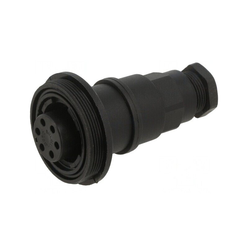 Conector Circular 6 PIN Mufă Mamă Filet Exterior | Electronic-mag.ro | Componente Electronice