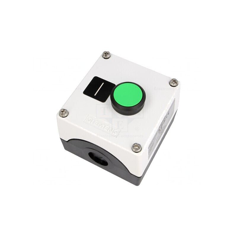 Casetă de comandă 1 buton IP67 plastic NO | Electronic-mag.ro | Componente Electronice