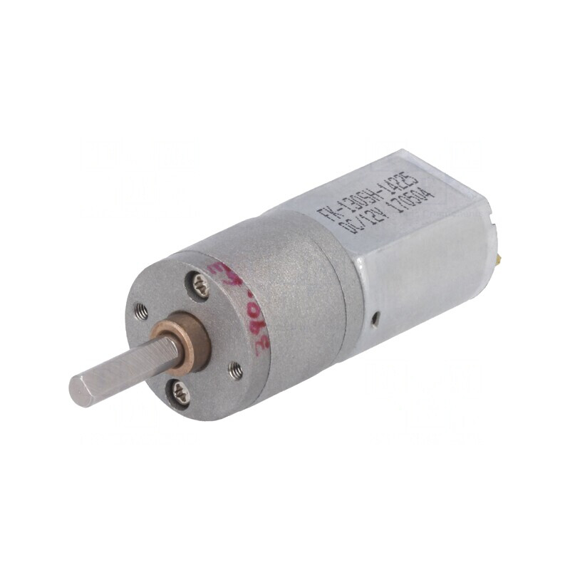 Motor DC cu Transmisie 12V 1,6A 36rpm Metal Gearmotor | Electronic-mag.ro | Componente Electronice