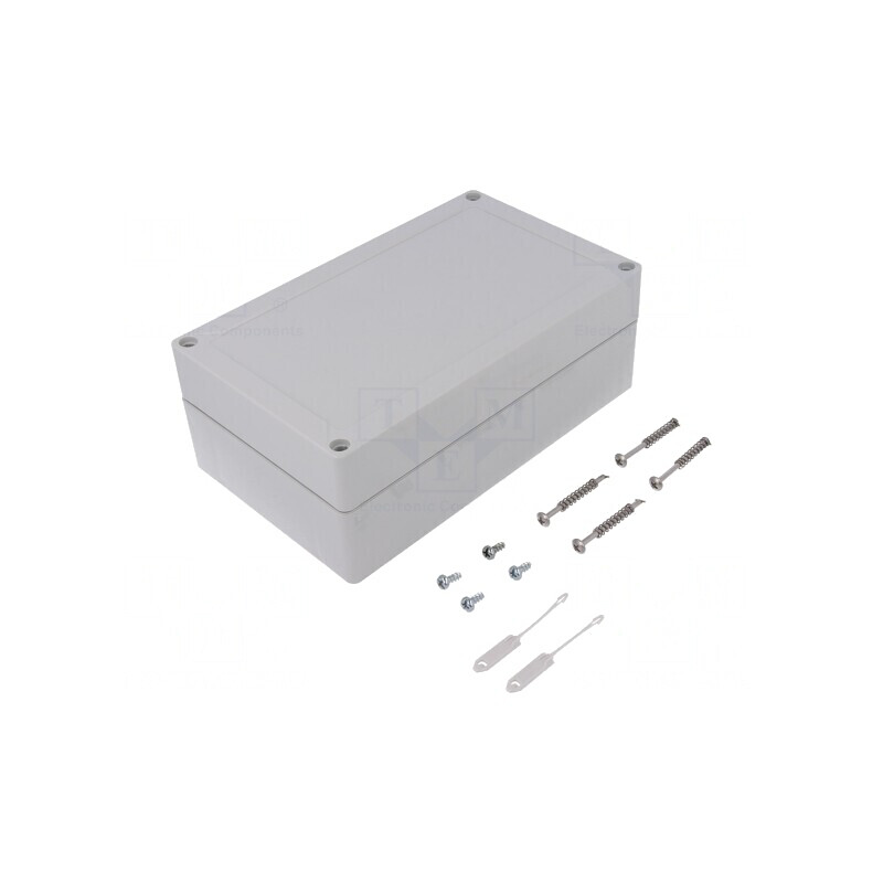 Carcasă universală ABS gri 122x202x75mm | Electronic-mag.ro | Componente Electronice
