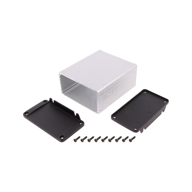 Carcasă cu Panou și Lame de Fixare 104mm x 120mm IP65 | Electronic-mag.ro | Componente Electronice