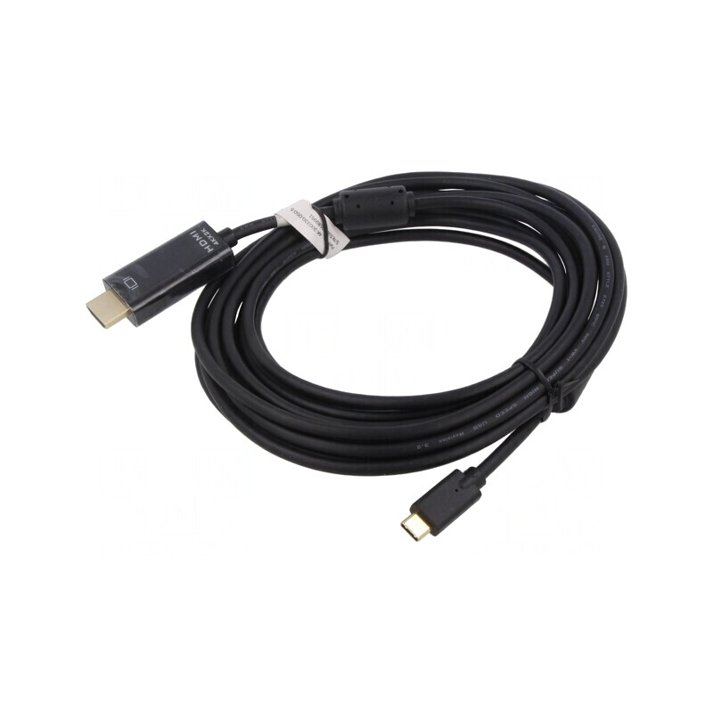 Adaptor HDMI 2.0 la USB C 5m Negru | Electronic-mag.ro | Componente Electronice