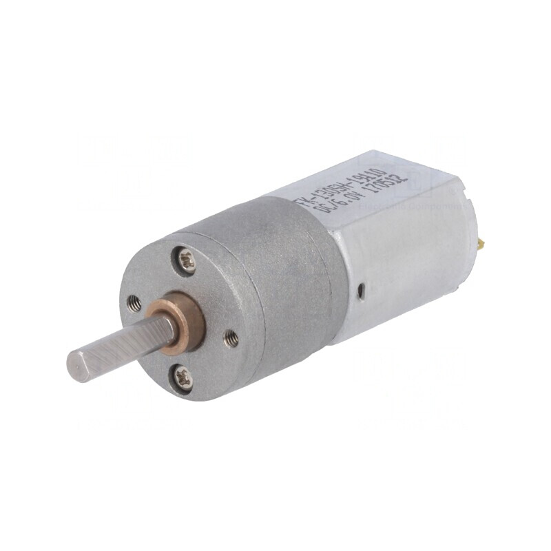 Motor DC cu Transmisie 6V 150rpm 100:1 Metal Gearmotor | Electronic-mag.ro | Componente Electronice