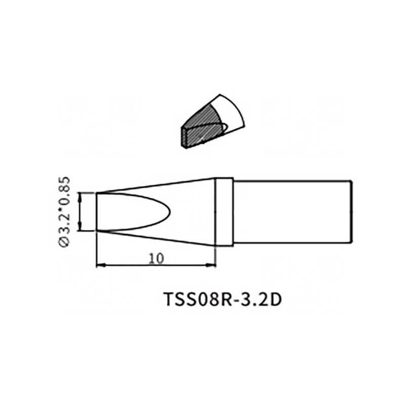 Vârf Șurubelniță 3,2mm QUICK-TS8 | Electronic-mag.ro | Componente Electronice