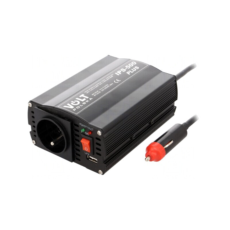 Convertor DC/AC 350W 230VAC 12V IPS500 Plus | Electronic-mag.ro | Componente Electronice