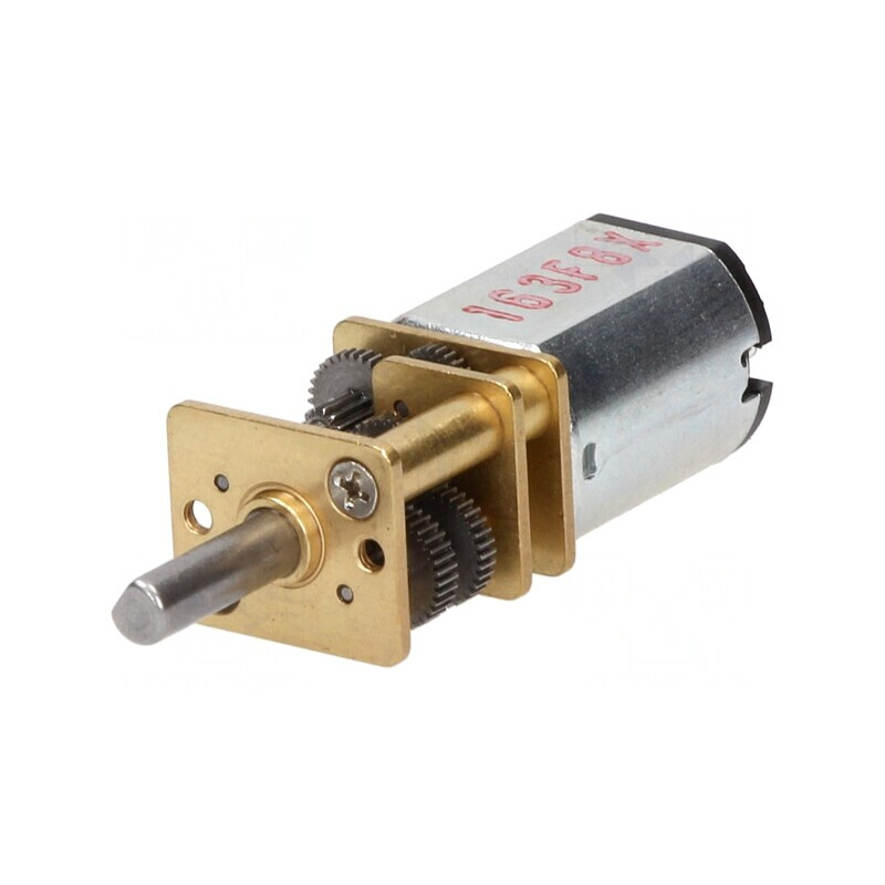 Motor DC cu Transmisie 6V 1.6A Ax Crestătură D | Electronic-mag.ro | Componente Electronice