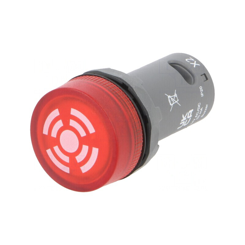 Semnalizator luminos-acustic 22mm 24V | Electronic-mag.ro | Componente Electronice