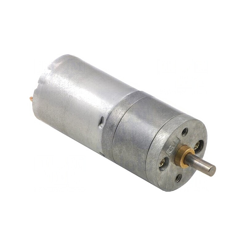 Motor DC cu Transmisie 6V 6A Ax Crestătură D 75:1 | Electronic-mag.ro | Componente Electronice
