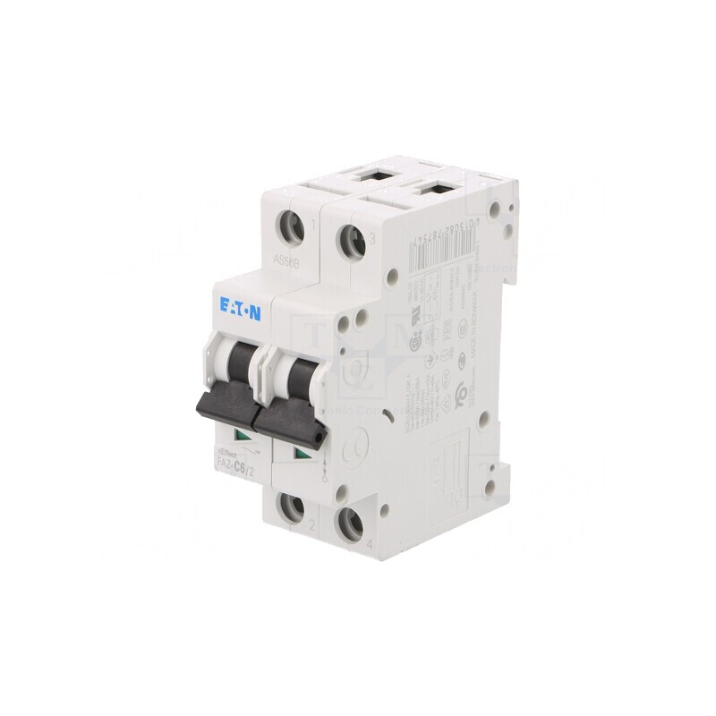 Întrerupător de Supracurent 6A 2 Poli 230/400VAC | Electronic-mag.ro | Componente Electronice
